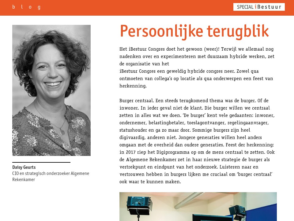 Blog Geurts IBestuur Congres 2021 Terugblik